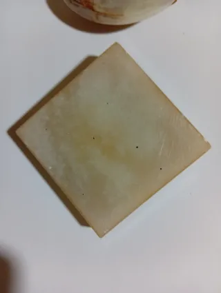 Coppia Ceneriere Vintage in pietra e metallo