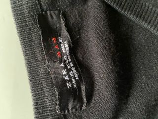 Jersey Negro Zara Talla L