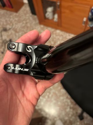 Manillar y potencia de bicicleta