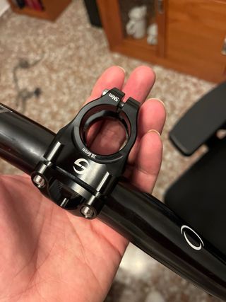 Manillar y potencia de bicicleta