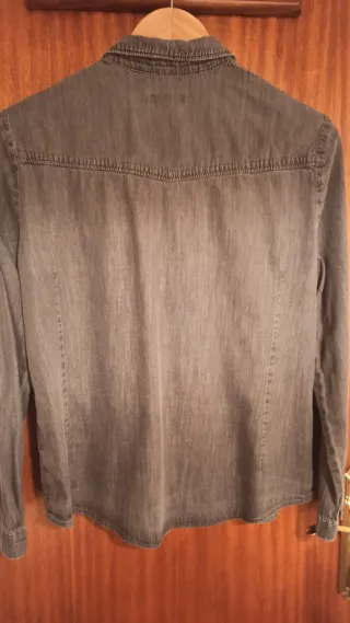 Camisa vaquera gris CAROLL talla 42