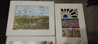 Lote Cuadros y Fotos Árabes.