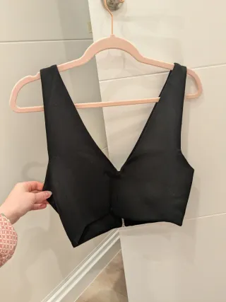 Chaleco negro Zara M