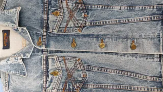 Chaqueta vaquera vintage hombre talla S