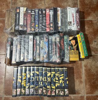 50 Películas VHS Antiguas En muy buen estado