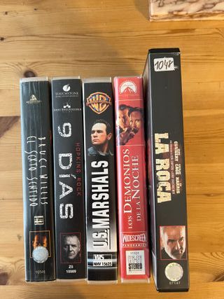50 Películas VHS Antiguas En muy buen estado