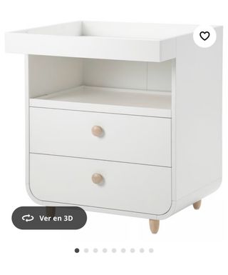 Cambiador IKEA MYLLRA blanco