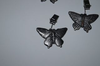 Conjunto 4 Borboletas Decorativas com Mola