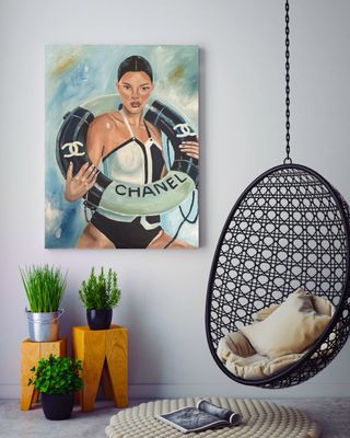 Cuadro Original inspiracion chanel