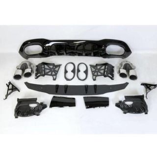 Difusor Trasero Mercedes V177 AMG Look A45 4 Puert