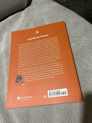 Libro Lazarillo de Tormes