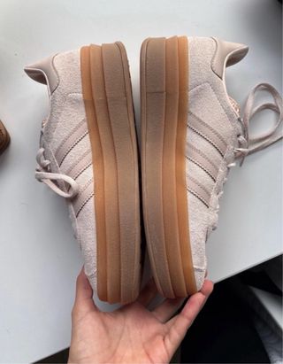 Adidas Gazelle Plataforma Rosa