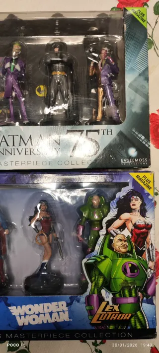 Figuras DC Comics Superman y Batman Colección