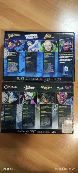 Figuras DC Comics Superman y Batman Colección