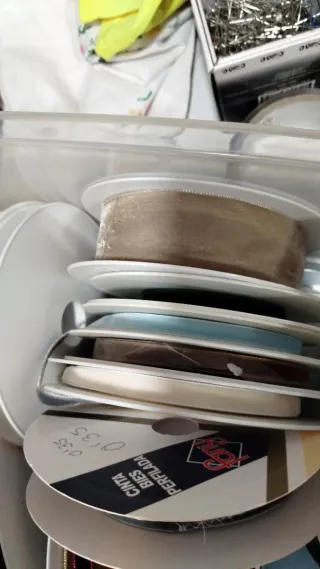 Mercería: Cintas de terciopelo y satén