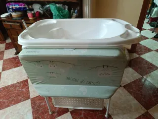 Bañera bebé Plastimyr con cambiador