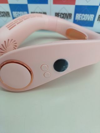 Ventilador cuello portátil 5 vel DDKJ rosa