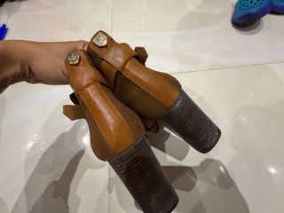 Botines Piel y Gamuza Marrón T39