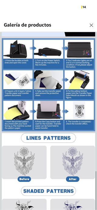 Impresora Térmica Tattoo BLACKBUDDA