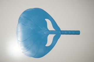 Abanador Churrasco Lareira Azul