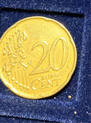 Moneda 20 Céntimos Euro Italia 2002