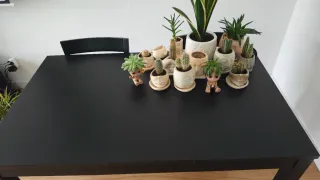 Mesa Comedor Extensible Ikea Negra