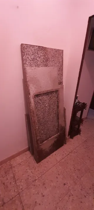 Muebles de cocina madera , fregadero , frigorifico