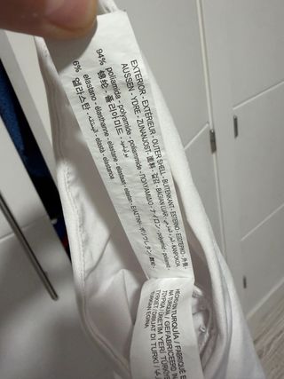 Top tirantes Stradivarius blanco Talla L