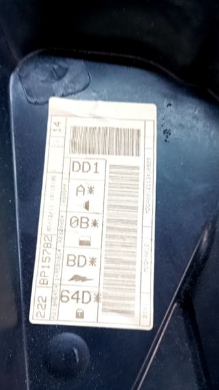 ELEVALUNAS DELANTERO DERECHO FORD FIESTA VI VAN