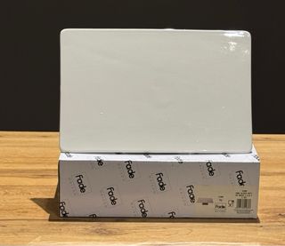 Alzatina rettangolare ceramica e sughero