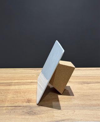 Alzatina rettangolare ceramica e sughero