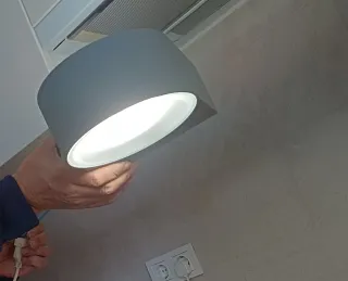 Aplique/foco de pared exterior e interior metal