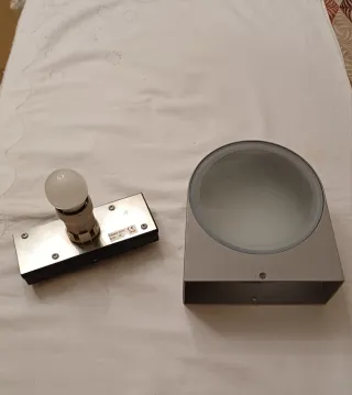 Aplique/foco de pared exterior e interior metal