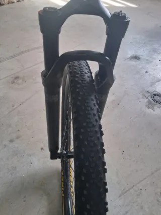 Rueda y horquilla bici 29 disco SRAM