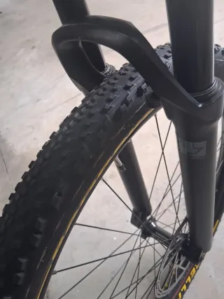 Rueda y horquilla bici 29 disco SRAM