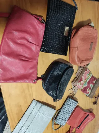 Lote de bolsos de piel