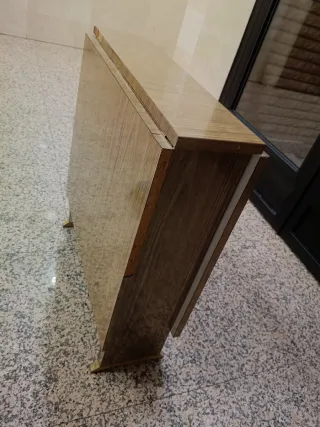 Mesa extensible de madera