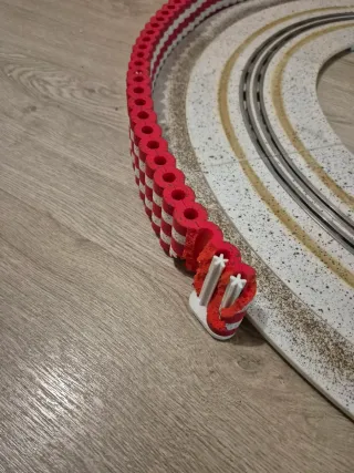 Scalextric Curva Chicane Efecto Nieve