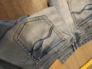 Jeans skinny push-up blu chiaro