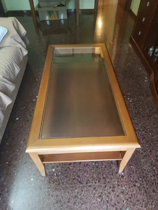 Mesa de comedor extensible cristal