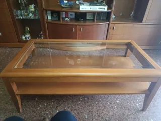 Mesa de comedor extensible cristal