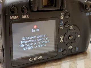 Cámara Canon EOS 1000D Negra + Accesorios