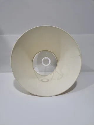 Pantalla de lámpara beige