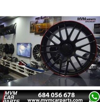 Llantas para Mercedes Tipo C63 Borde rojo