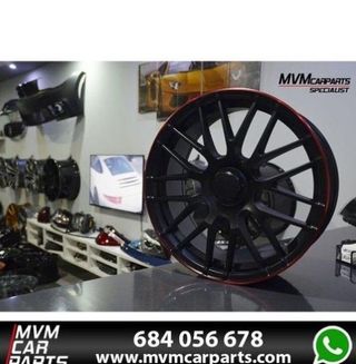 Llantas para Mercedes Tipo C63 Borde rojo