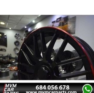 Llantas para Mercedes Tipo C63 Borde rojo