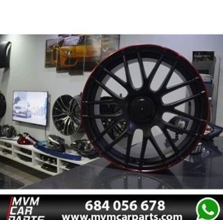 Llantas para Mercedes Tipo C63 Borde rojo