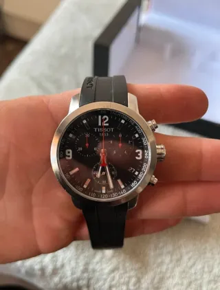 Reloj Tissot Cronógrafo Negro/Plateado