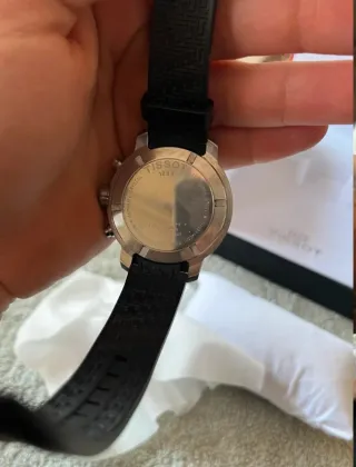 Reloj Tissot Cronógrafo Negro/Plateado