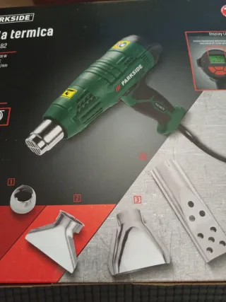 Pistola digital aire caliente Parkside